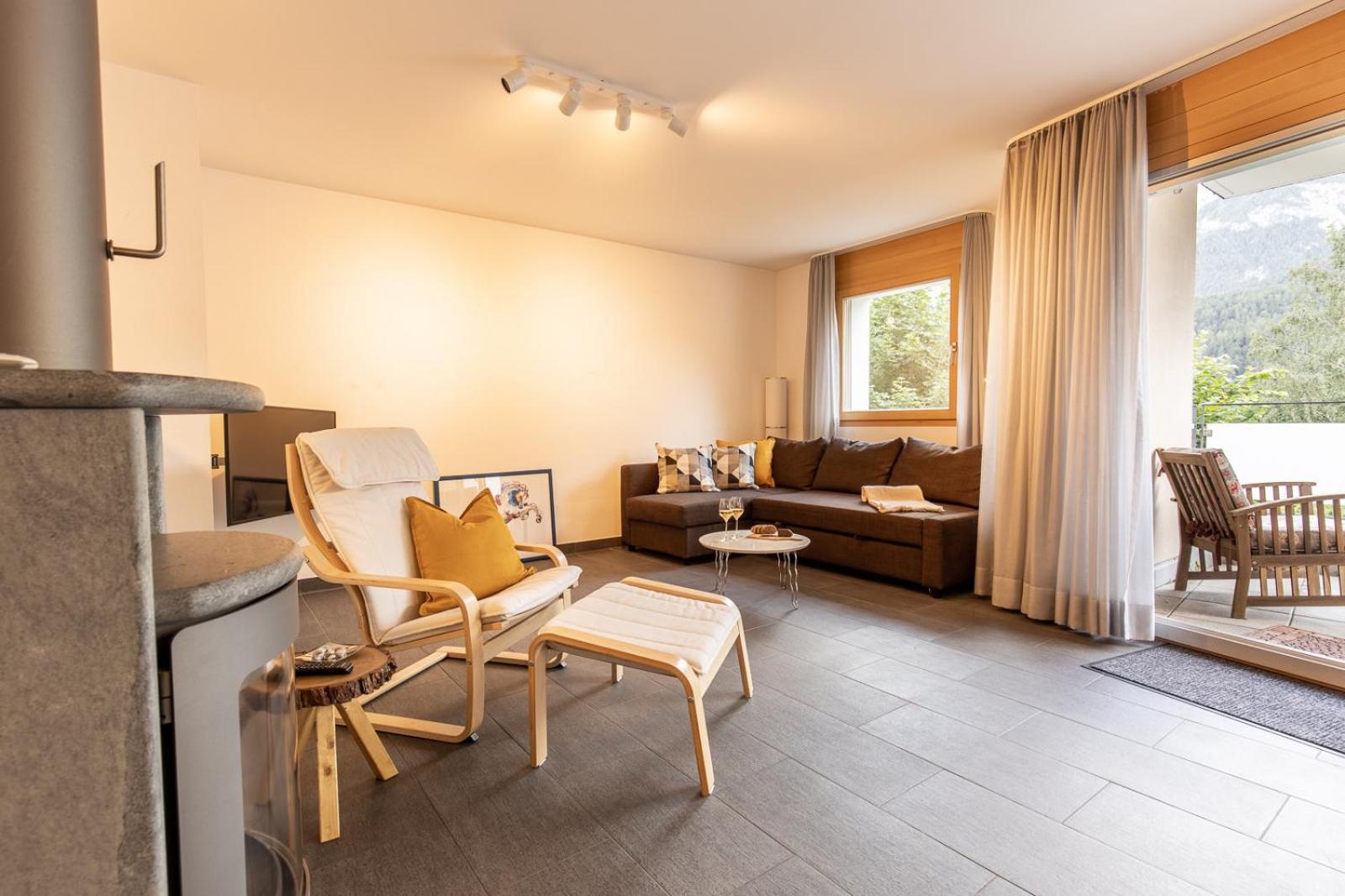 La Stüvetta Apartman Scuol Kültér fotó